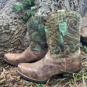 Tony Lama Vaquero brown lava cow - cowgirl boots